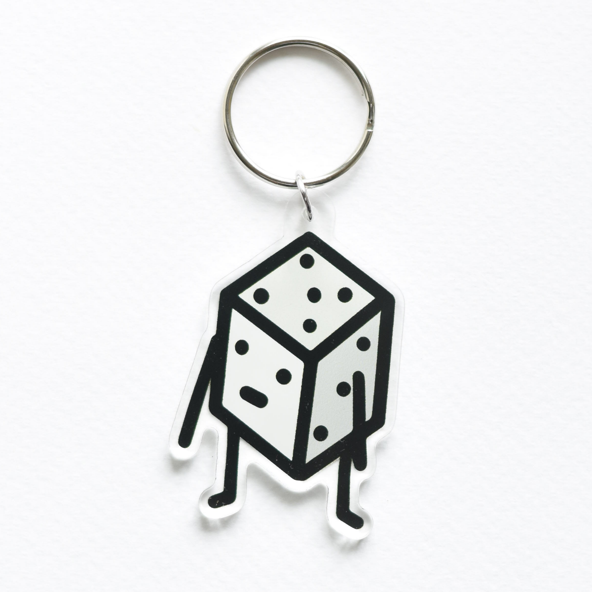 Dice Charm Key Ring