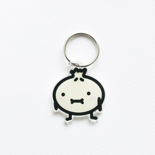 Dumpling Charm Key Ring