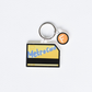 MetroCard &amp; F Train Charm Key Ring
