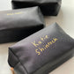 Golden make up bag
