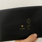 Golden make up bag