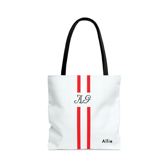 Striped Mono Tote