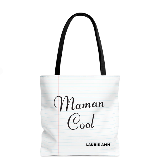 Lettered Lined Tote
