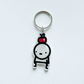 Apple boy charm key ring