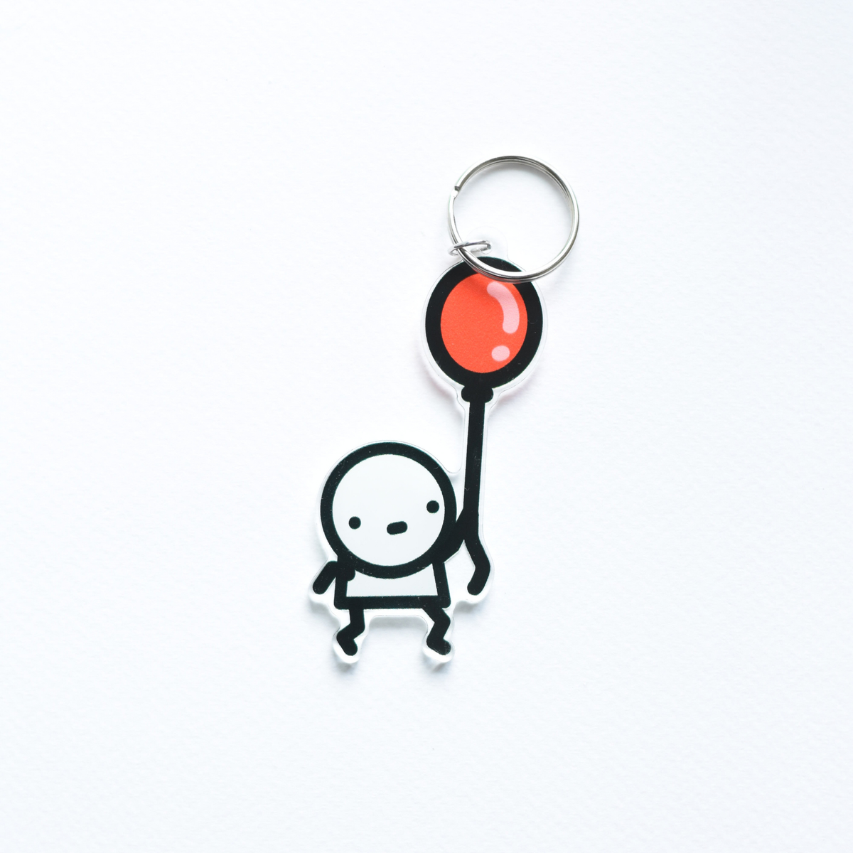 Balloon boy charm key ring
