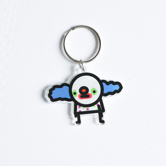 Clown Boy Charm Key Ring