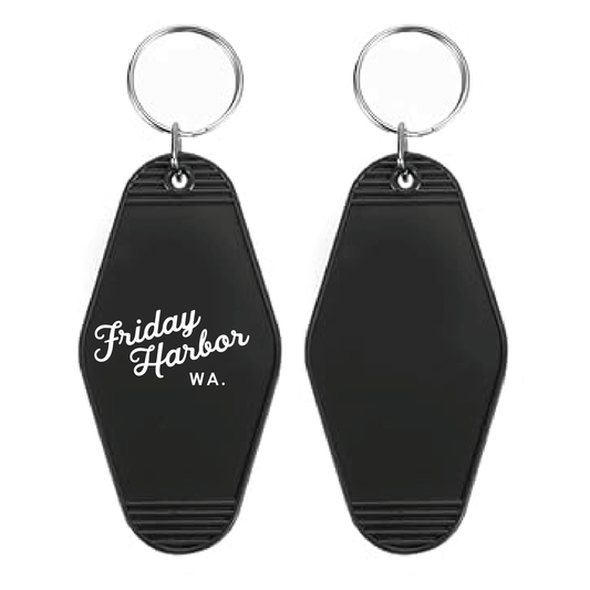 Friday Harbor, WA - Motel Keychains