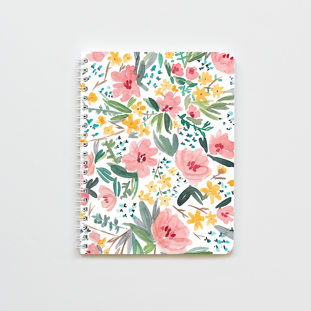 Spring Floral Notebook
