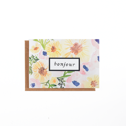 Les Bouq Floral Card