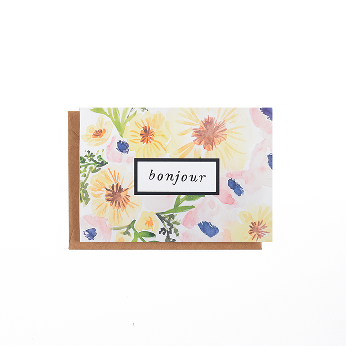 Les Bouq Floral Card