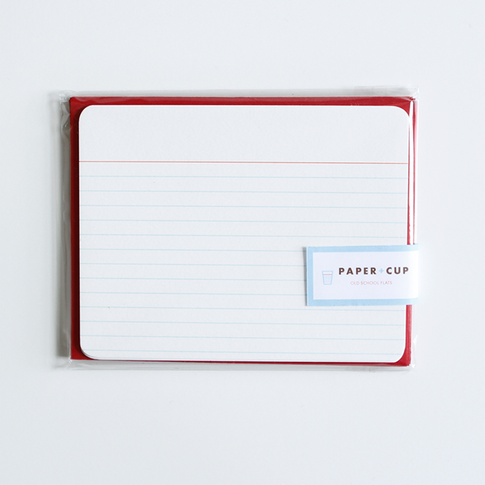 Small Ruled Paper Note Old School Small Lined Flat notes – PAPER+CUP DESIGN