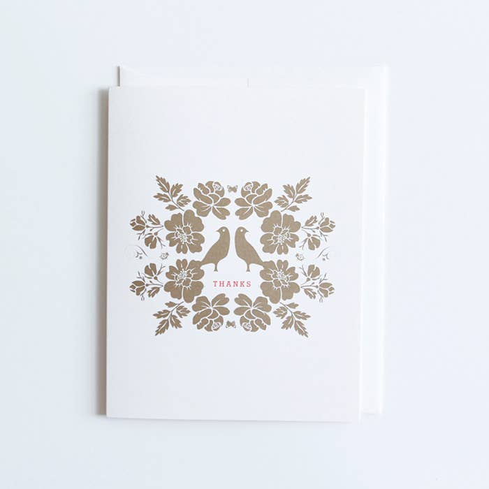 Thanks Birds Card