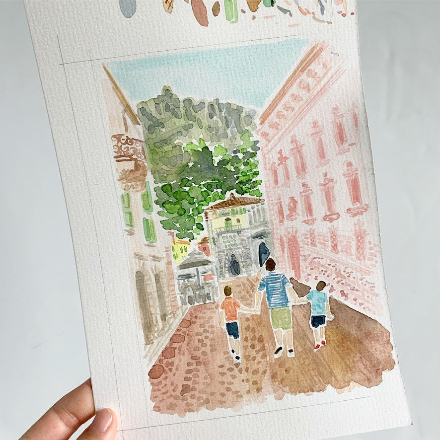 Vacation Memories - art commission