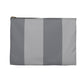 Grey Colorblock Pouch