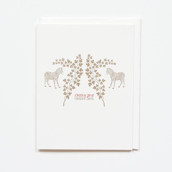Thank You Zebras Card
