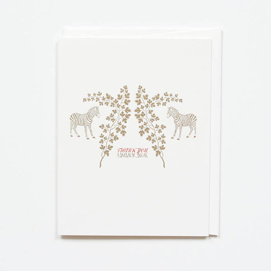 Thank You Zebras Card