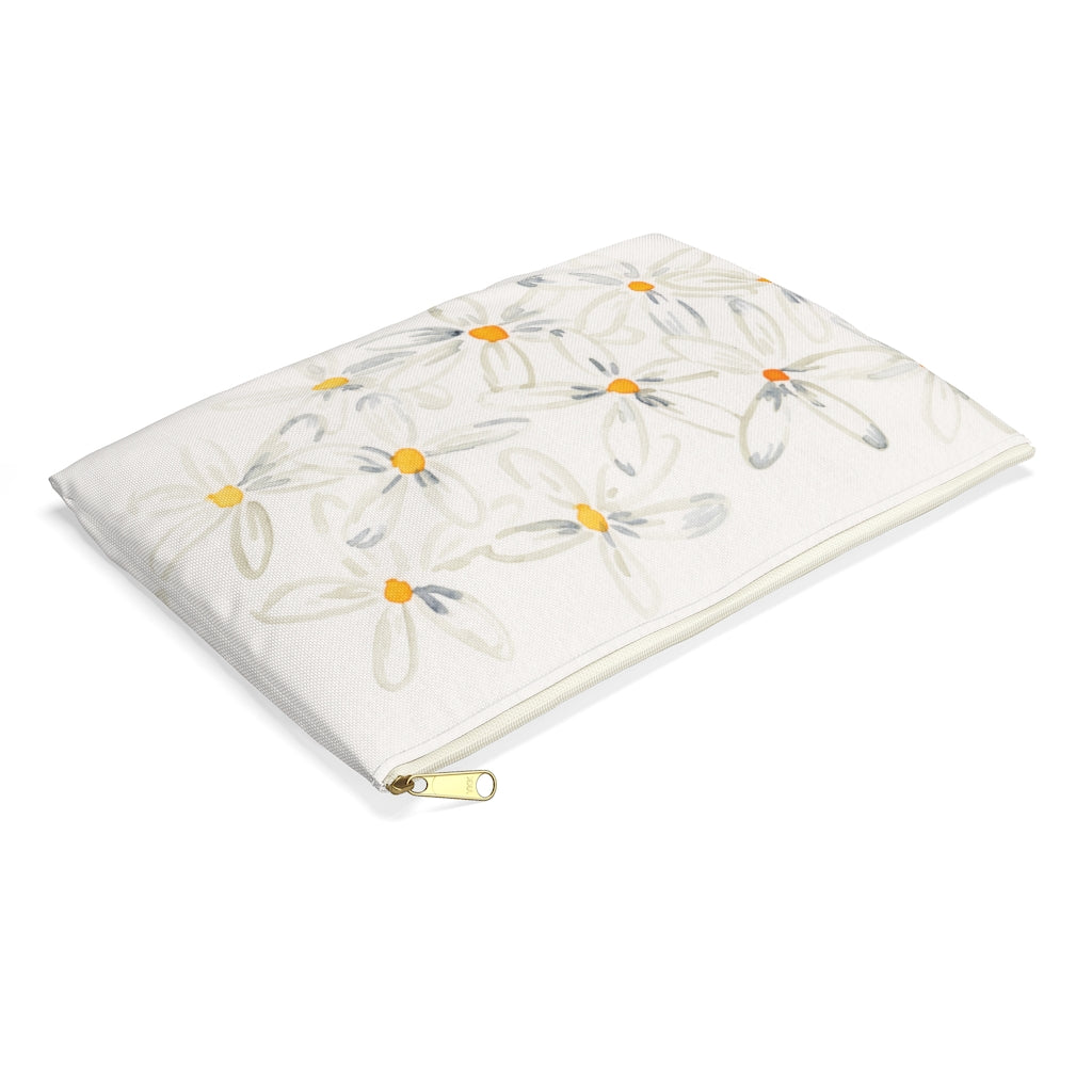 White Daisies Pouch