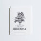 Birthday Tree Bookworm Card