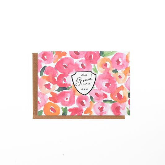 Poppy Floral Card