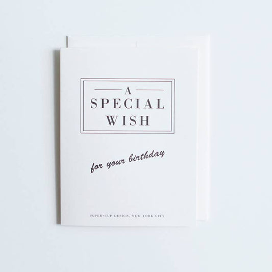 Special Wish Bookworm Card