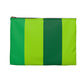 Green Colorblock Pouch