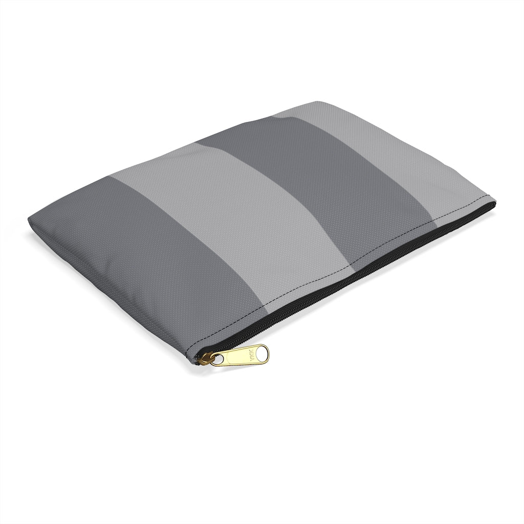 Grey Colorblock Pouch
