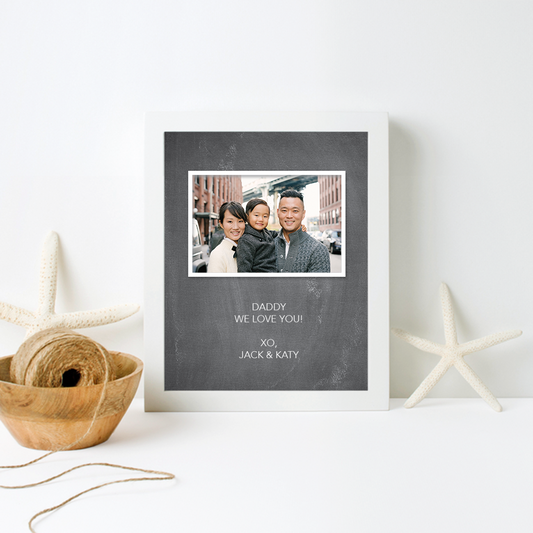 Personalized Photo Chalk Printable
