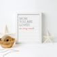 Dash Mom Love Printable