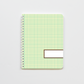 Brown Label Lined Notebook