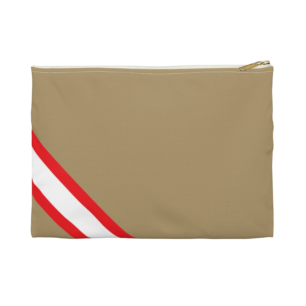 Gold Striped Pouch