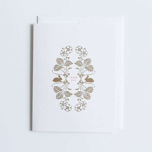 Thank You Rabbits Card