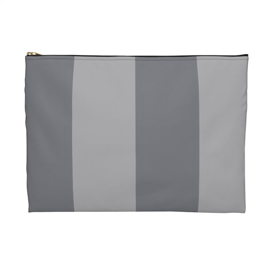 Grey Colorblock Pouch