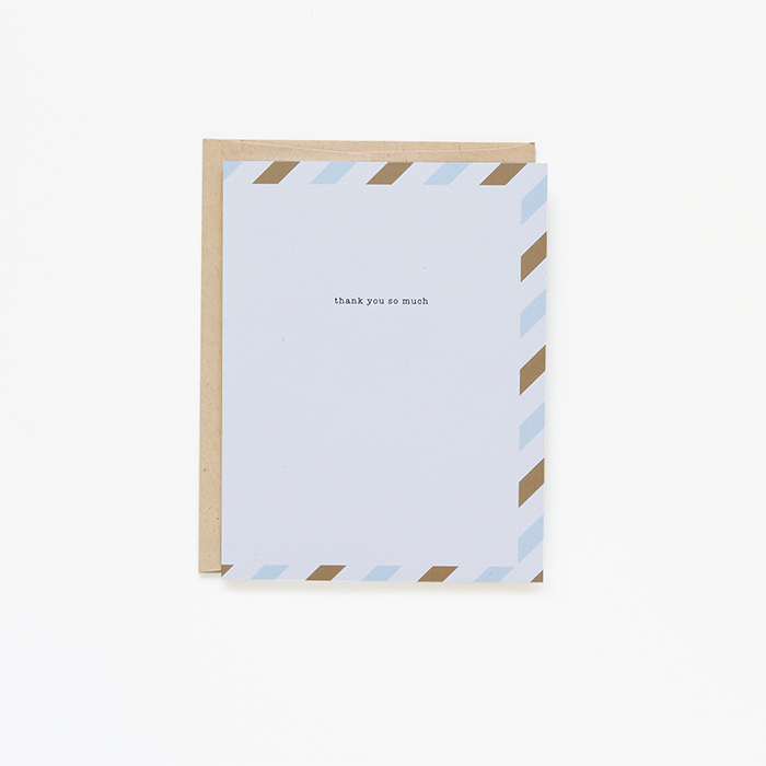 Thank You Airmail Card