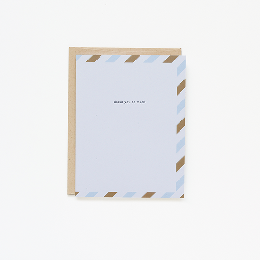 Thank You Airmail Card