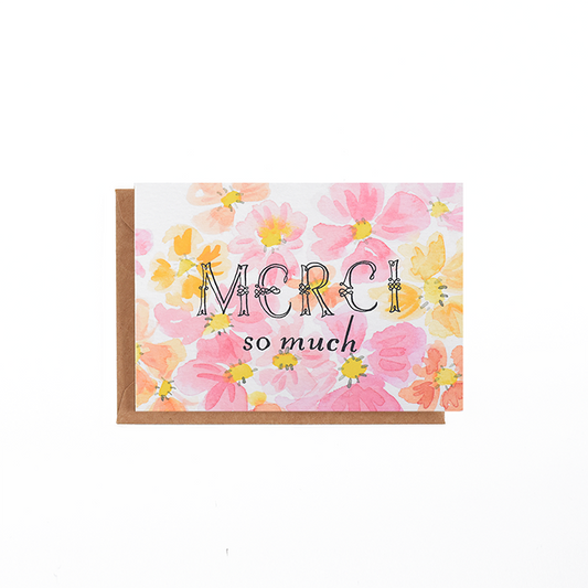 Pinky Floral Card