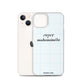 Super Mademoiselle iPhone case