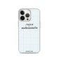 Super Mademoiselle iPhone case