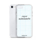 Super Mademoiselle iPhone case