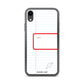 Old School Lined iPhone Case