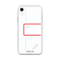 Old School Lined iPhone Case