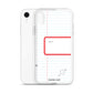 Old School Lined iPhone Case