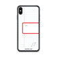 Old School Lined iPhone Case