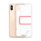 Old School Lined iPhone Case