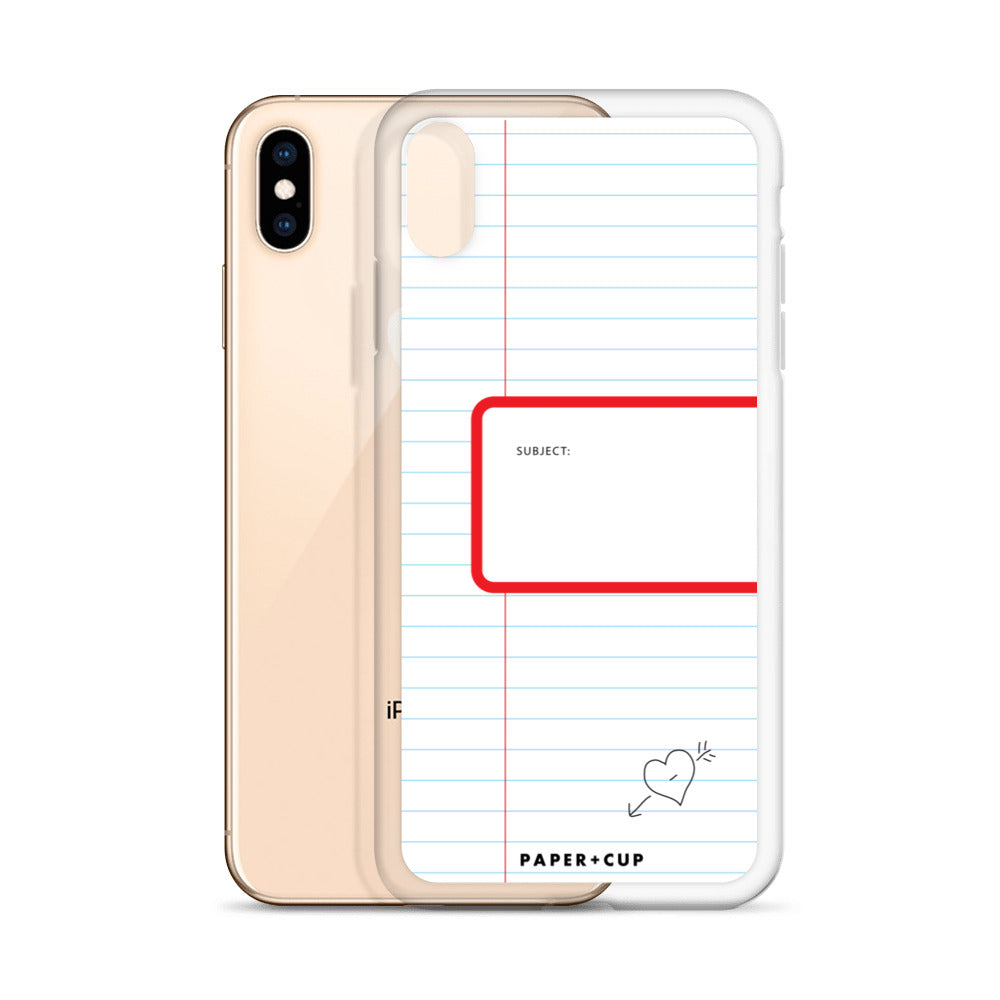 Old School Lined iPhone Case