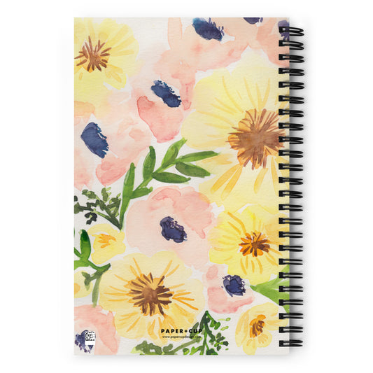 Les Bouqs Floral Dotted Notebook