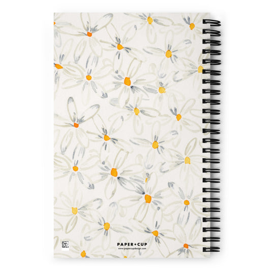 Daisy Floral Dotted Notebook