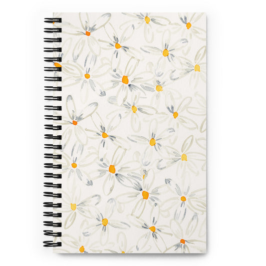 Daisy Floral Dotted Notebook