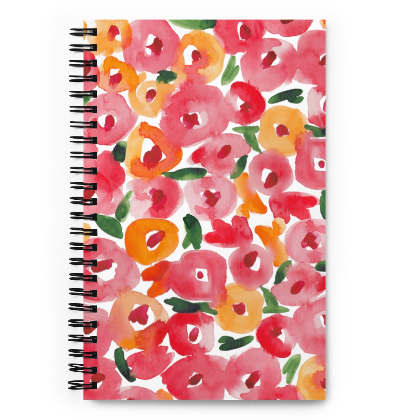 Poppy Floral Dotted Notebok