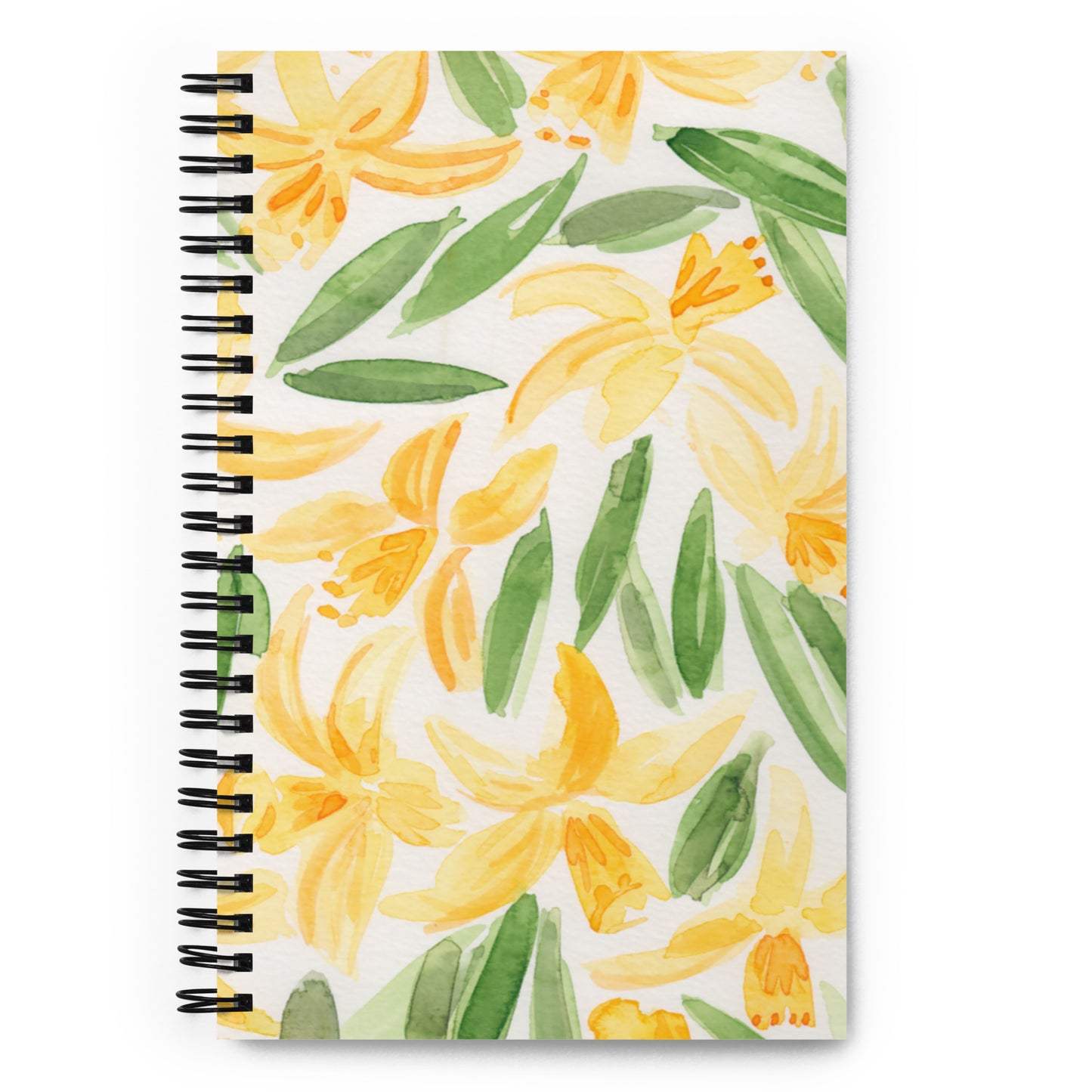 Daffodil Floral Dotted Notebook