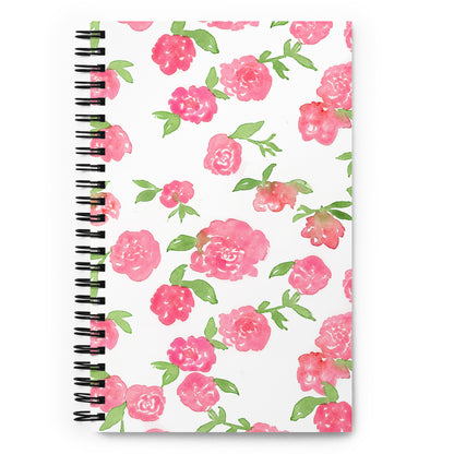 Mini Rose Dotted Notebook